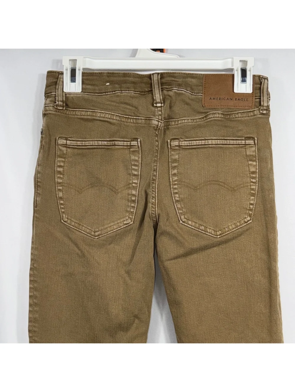 American Eagle Level Flex Skinny Jeans 26x28 Brown